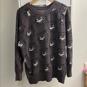 Pokémon Gengar sweater all over print hard to find